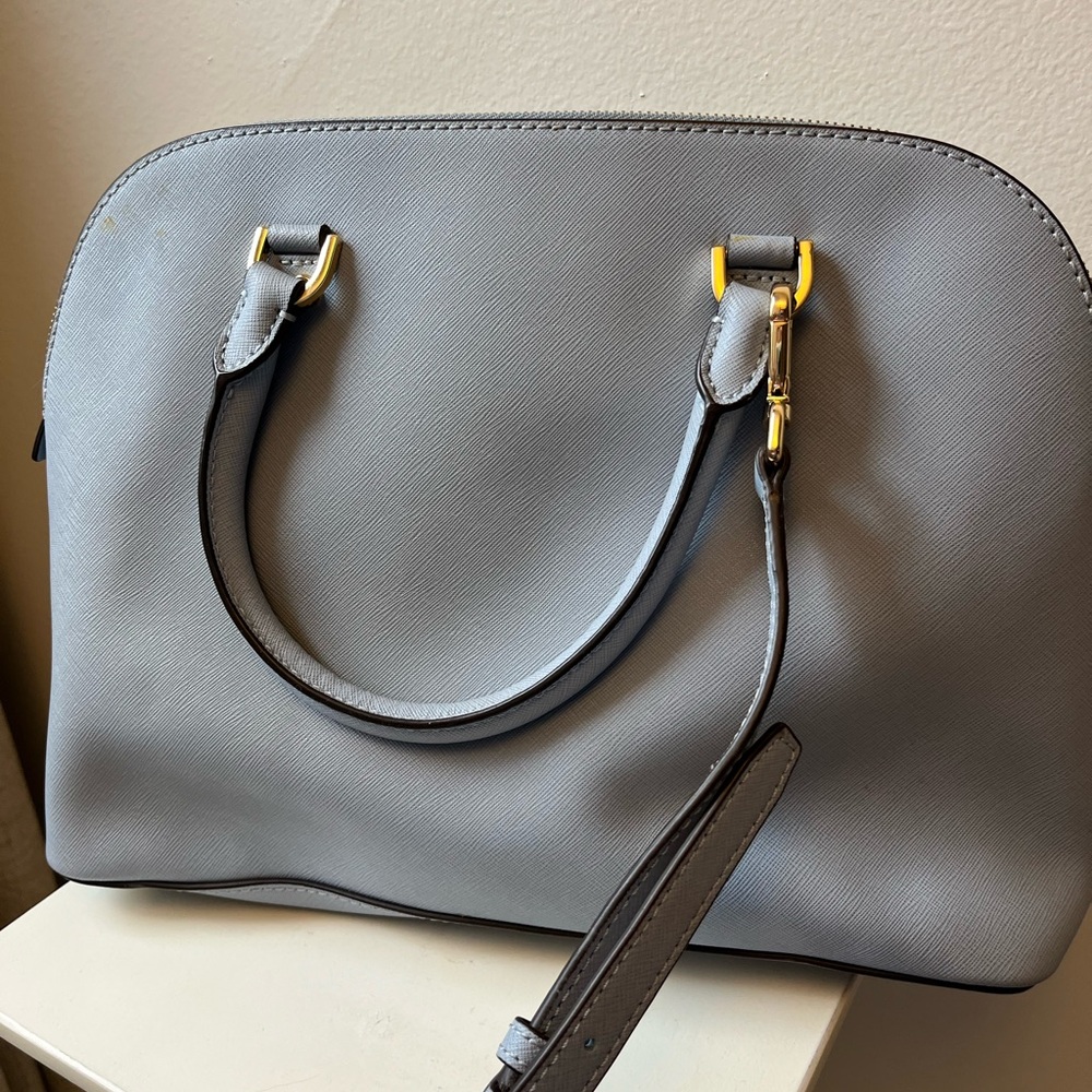 Michael Kors Light Blue Leather Hobo Bag - Picture 2 of 5